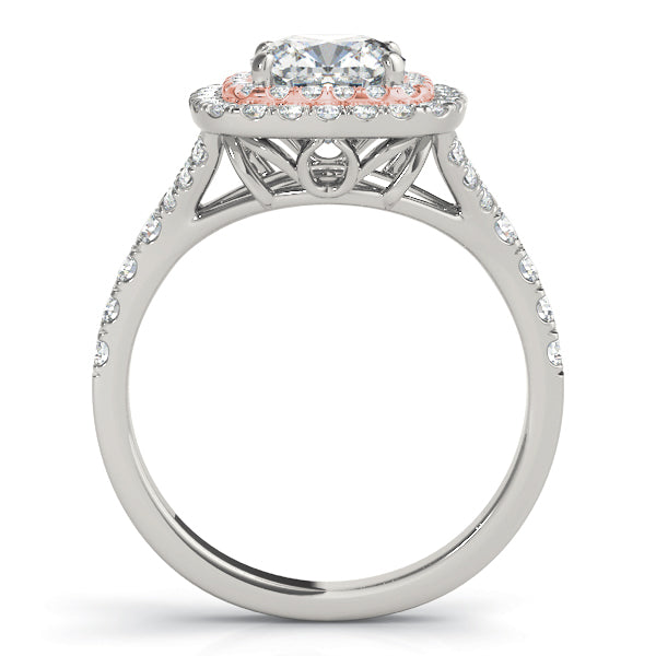 Cushion Halo Diamond Engagement Ring · 1.48 ct tw