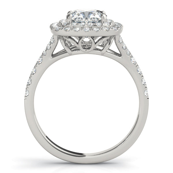 Cushion Halo Diamond Engagement Ring · 2.48 ct tw