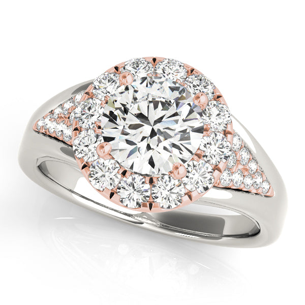 Round Halo Diamond Engagement Ring · 1.98 ct tw