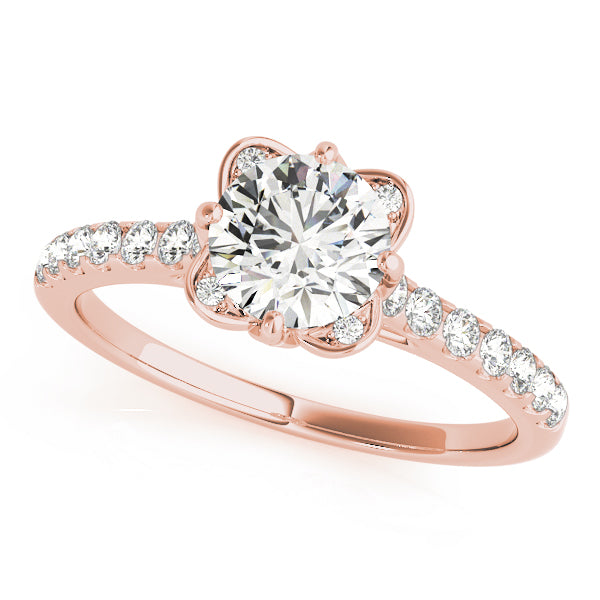 Round Diamond Engagement Ring · 0.98 ct tw