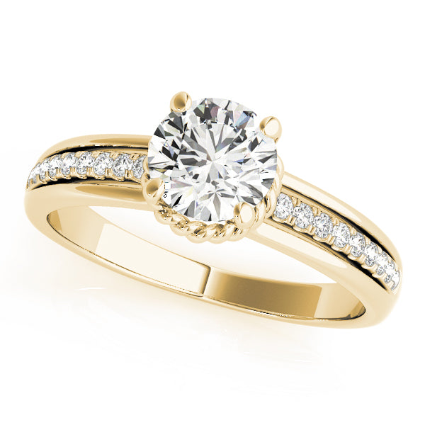 Round Diamond Engagement Ring · 0.89 ct tw