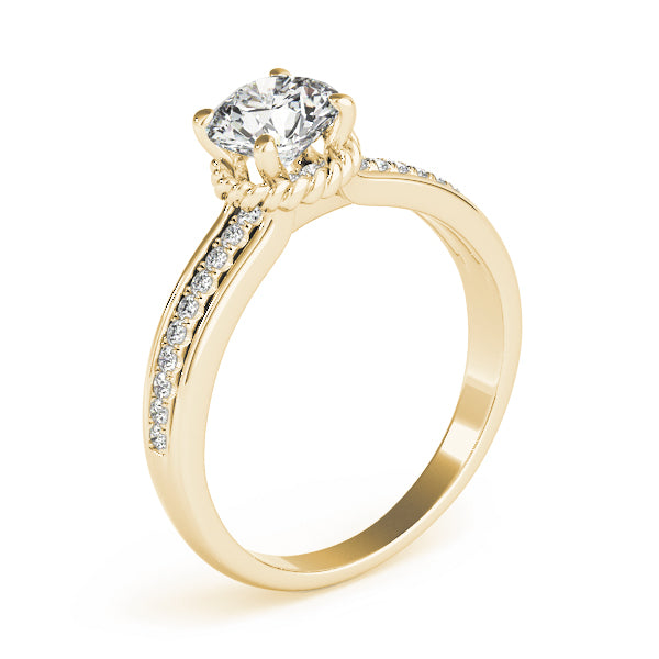 Round Diamond Engagement Ring · 0.89 ct tw
