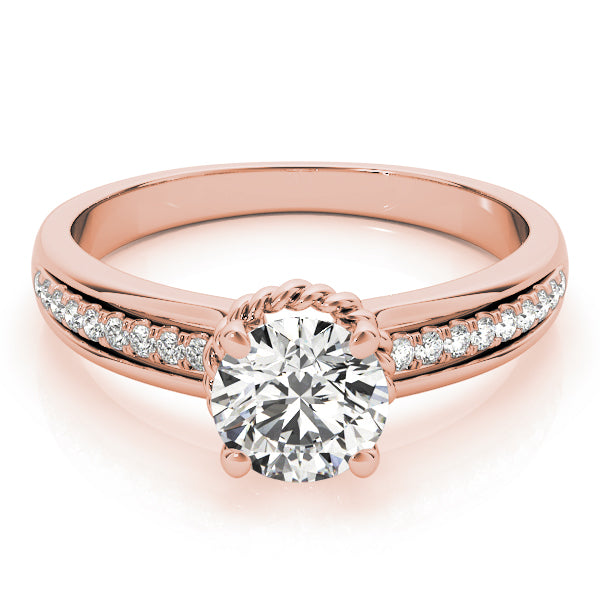 Round Diamond Engagement Ring · 0.89 ct tw
