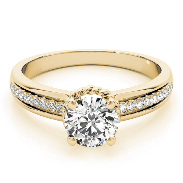 Round Diamond Engagement Ring · 0.89 ct tw