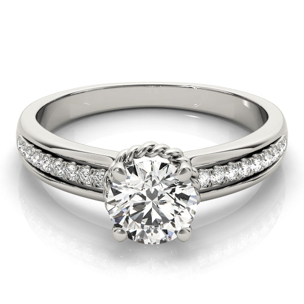 Round Diamond Engagement Ring · 0.89 ct tw