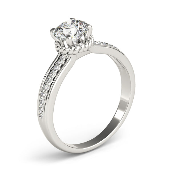 Round Diamond Engagement Ring · 0.89 ct tw