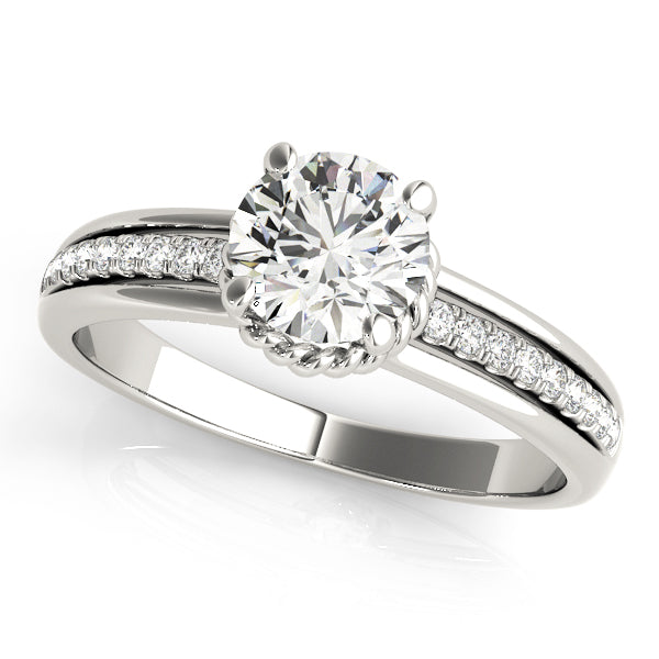 Round Diamond Engagement Ring · 0.89 ct tw