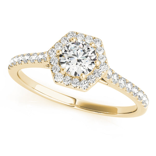 Round Diamond Engagement Ring · 0.74 ct tw