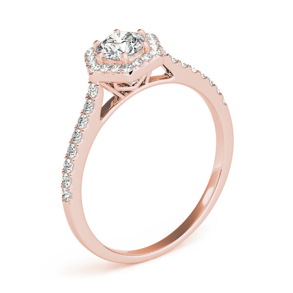 Round Diamond Engagement Ring · 0.74 ct tw