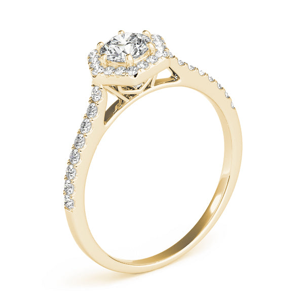 Round Diamond Engagement Ring · 0.74 ct tw