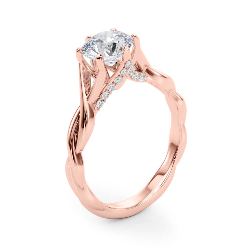 Round Diamond Engagement Ring · 1.11 ct tw