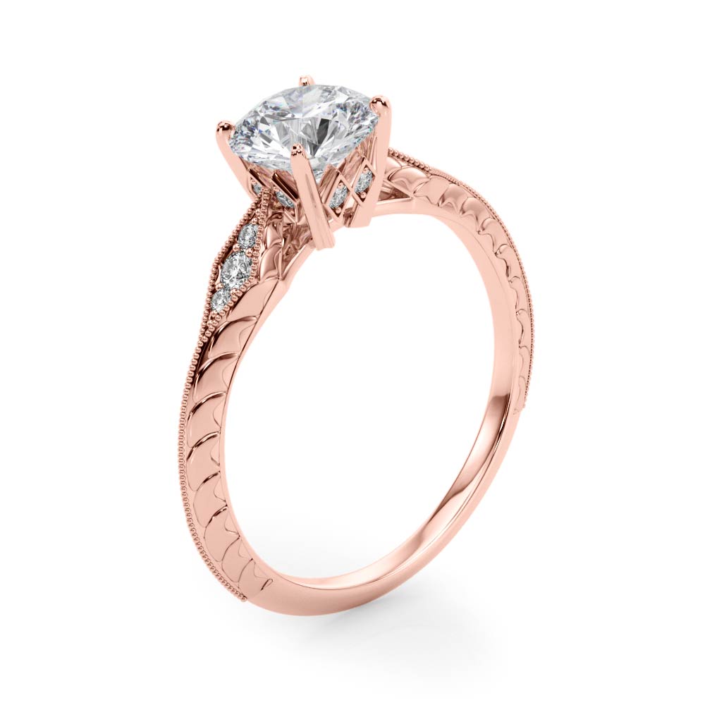 Round Diamond Engagement Ring · 1.08 ct tw