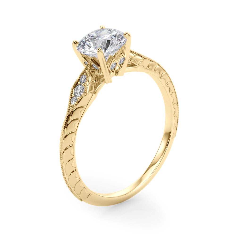 Round Diamond Engagement Ring · 0.83 ct tw