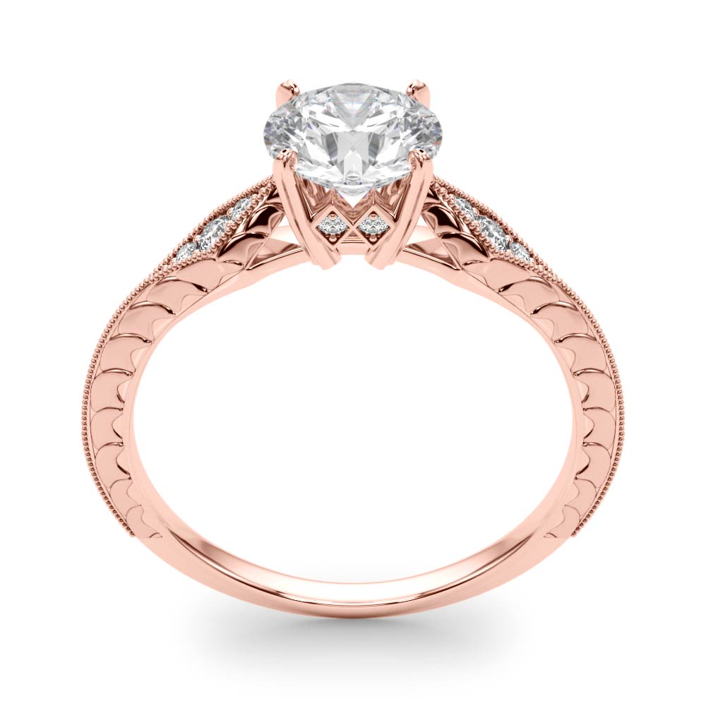 Round Diamond Engagement Ring · 0.58 ct tw