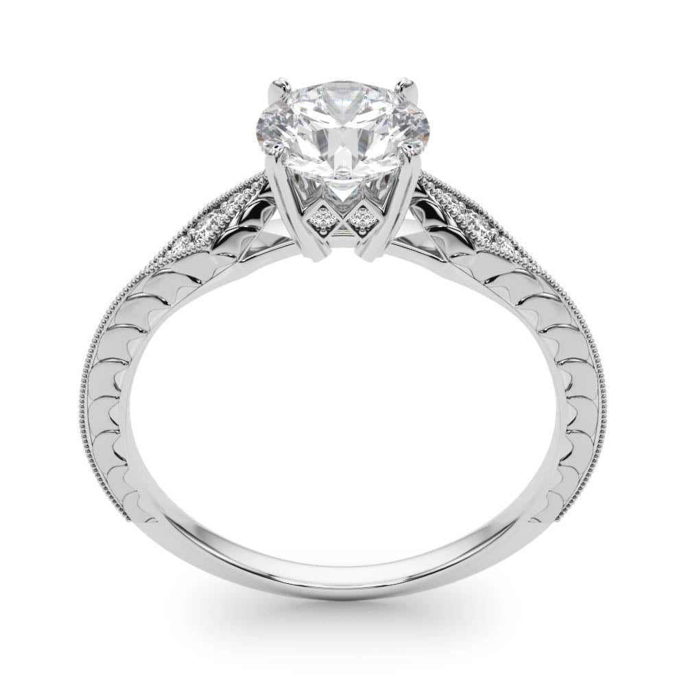Round Diamond Engagement Ring · 1.08 ct tw