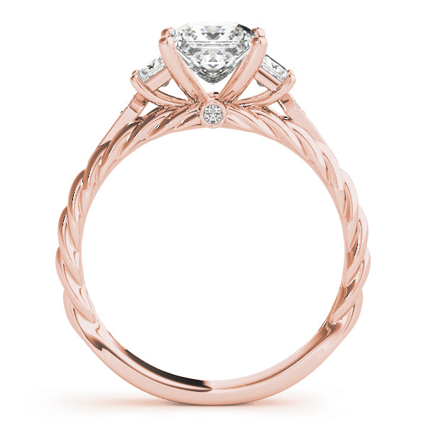 Square Diamond Engagement Ring · 0.92 ct tw