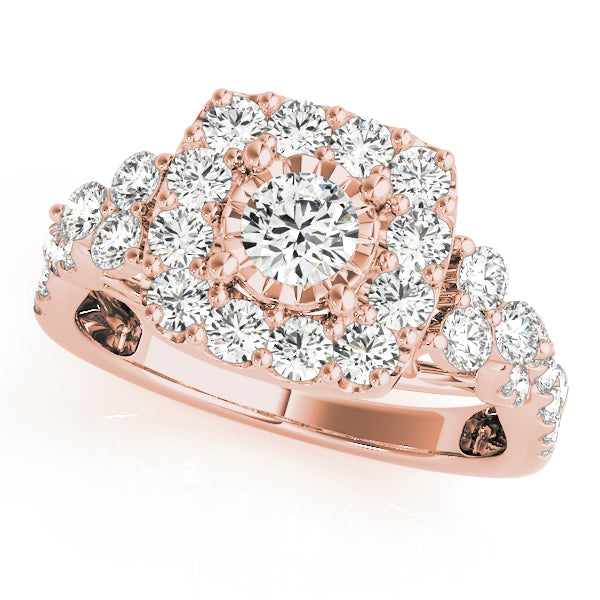 Round Diamond Engagement Ring · 0.75 ct tw