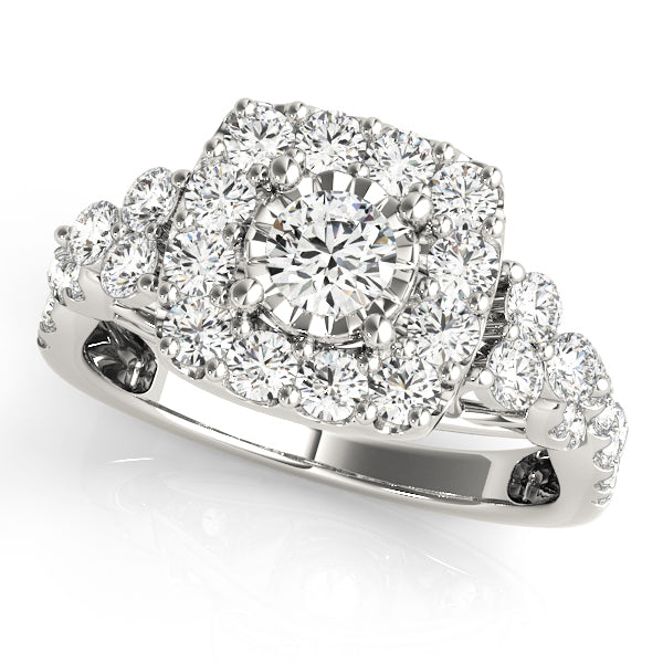 Round Diamond Engagement Ring · 0.75 ct tw