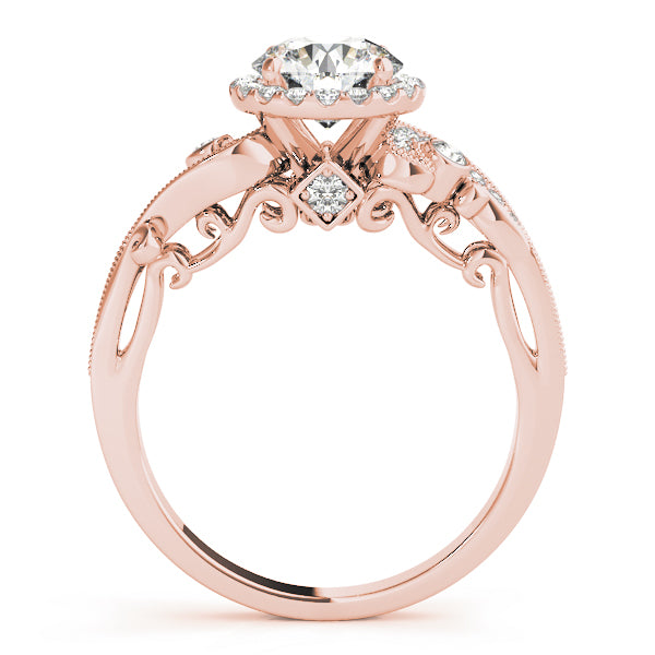 Round Antique Diamond Engagement Ring · 2.39 ct tw