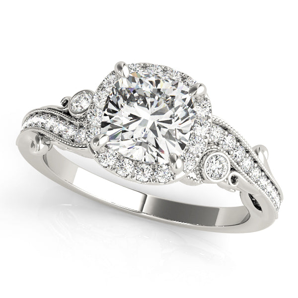 Cushion Antique Diamond Engagement Ring · 2.32 ct tw