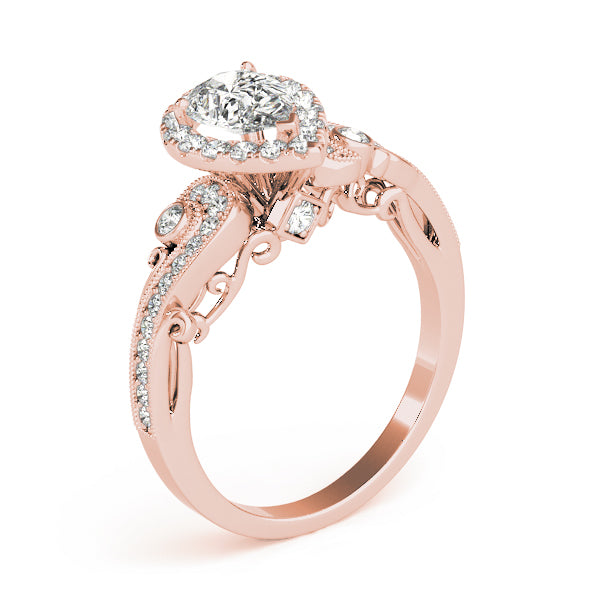 Pear Antique Diamond Engagement Ring · 1.30 ct tw