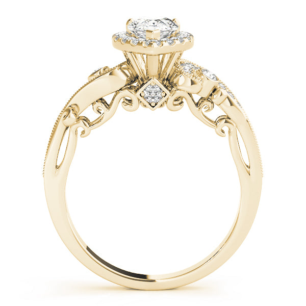 Pear Antique Diamond Engagement Ring · 1.30 ct tw