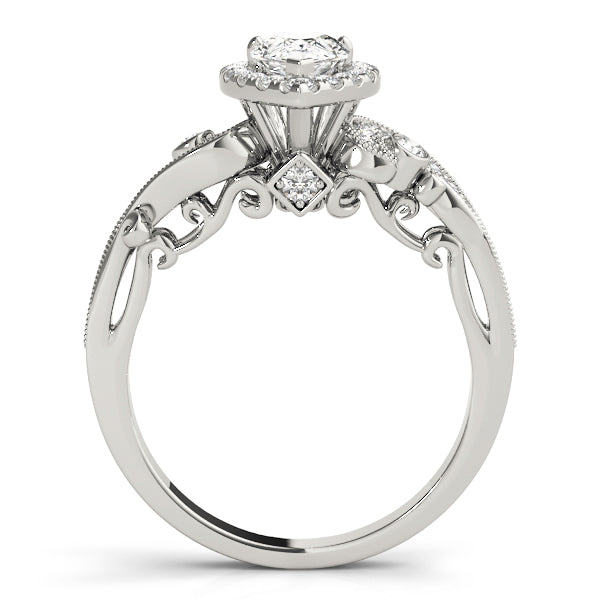 Pear Antique Diamond Engagement Ring · 0.35 ct tw