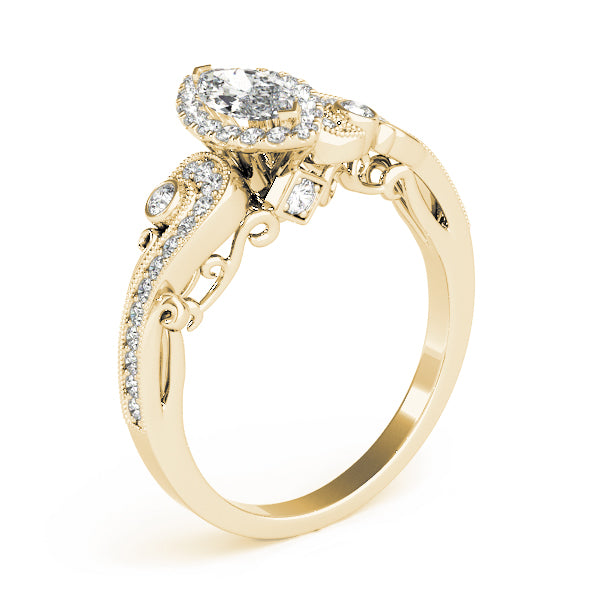 Marquise Antique Diamond Engagement Ring · 1.33 ct tw