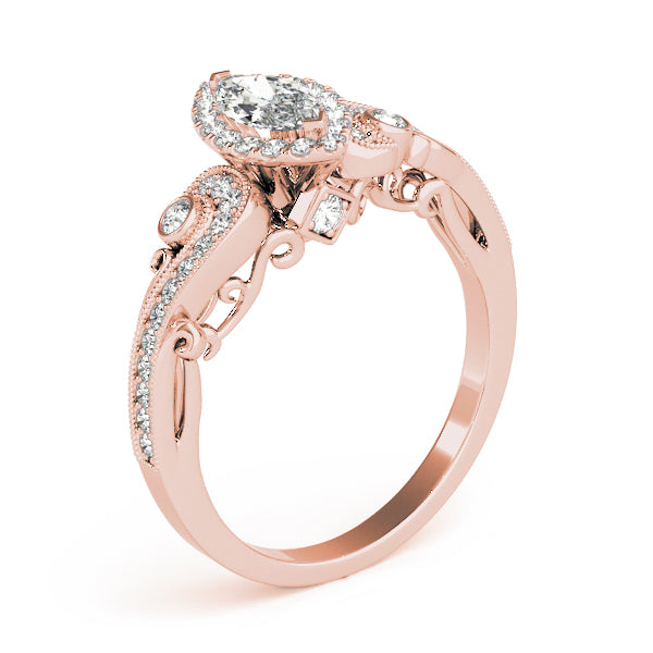 Marquise Antique Diamond Engagement Ring · 1.33 ct tw