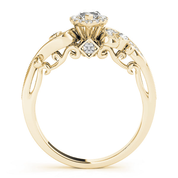 Marquise Antique Diamond Engagement Ring · 0.37 ct tw