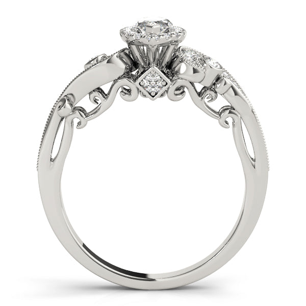 Marquise Antique Diamond Engagement Ring · 0.47 ct tw