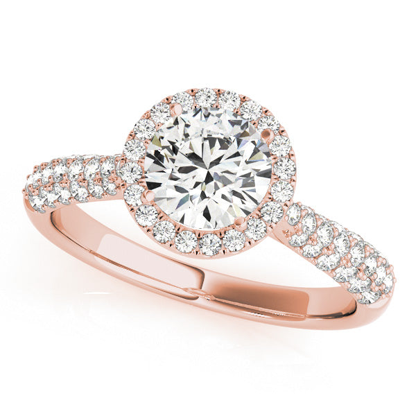 Round Multi-Row Diamond Engagement Ring · 2.16 ct tw