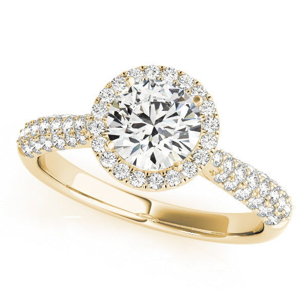Round Multi-Row Diamond Engagement Ring · 2.16 ct tw