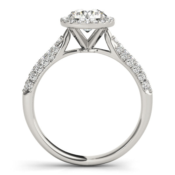 Round Multi-Row Diamond Engagement Ring · 1.34 ct tw