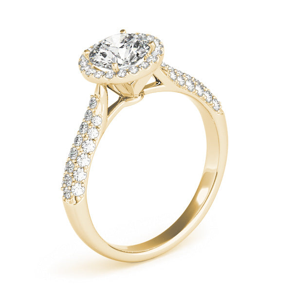 Round Multi-Row Diamond Engagement Ring · 1.60 ct tw