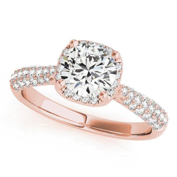 Round Multi-Row Diamond Engagement Ring · 1.35 ct tw