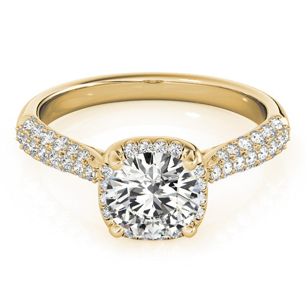Round Multi-Row Diamond Engagement Ring · 1.88 ct tw