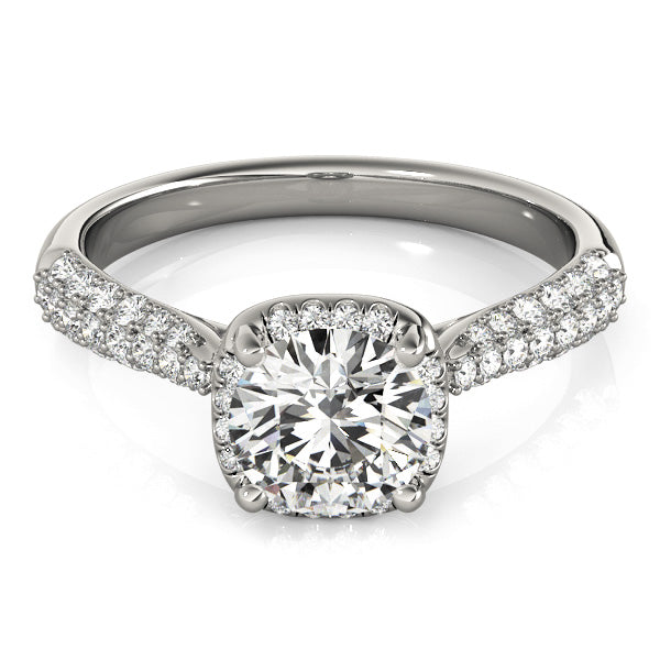 Round Multi-Row Diamond Engagement Ring · 2.31 ct tw