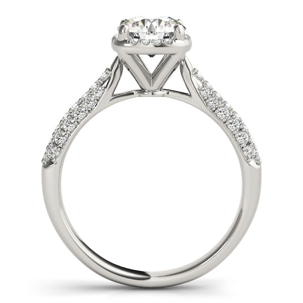 Round Multi-Row Diamond Engagement Ring · 0.81 ct tw