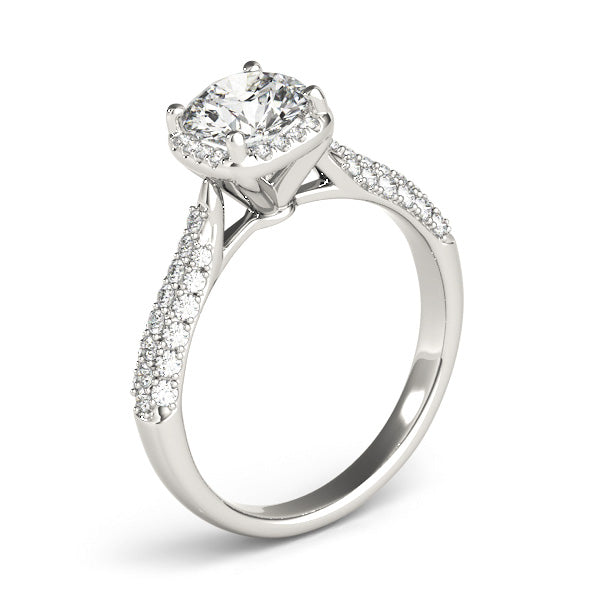 Round Multi-Row Diamond Engagement Ring · 1.88 ct tw