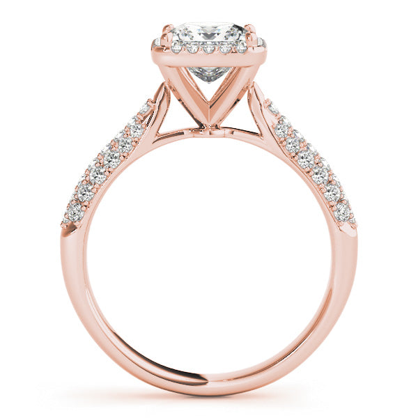 Square Multi-Row Diamond Engagement Ring · 1.88 ct tw