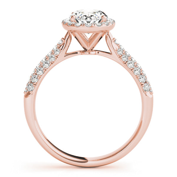 Oval Multi-Row Diamond Engagement Ring · 1.28 ct tw