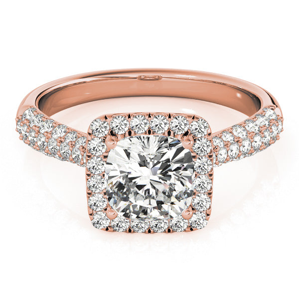 Cushion Multi-Row Diamond Engagement Ring · 1.33 ct tw