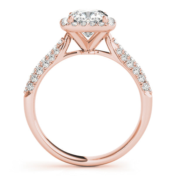 Cushion Multi-Row Diamond Engagement Ring · 1.33 ct tw