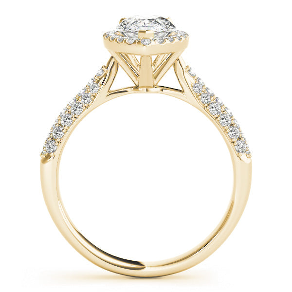 Pear Multi-Row Diamond Engagement Ring · 0.40 ct tw