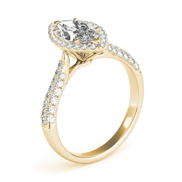 Marquise Multi-Row Diamond Engagement Ring · 0.50 ct tw