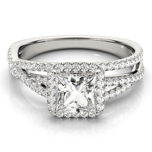 Square Diamond Engagement Ring · 1.92 ct tw
