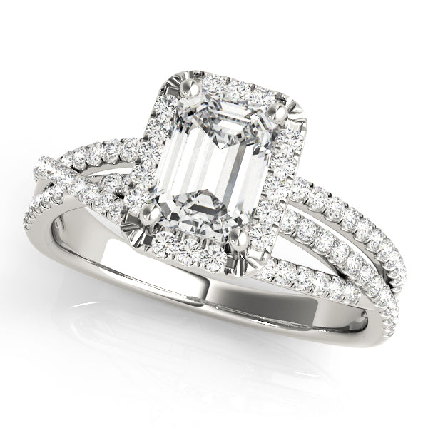 Emerald Diamond Engagement Ring · 2.44 ct tw