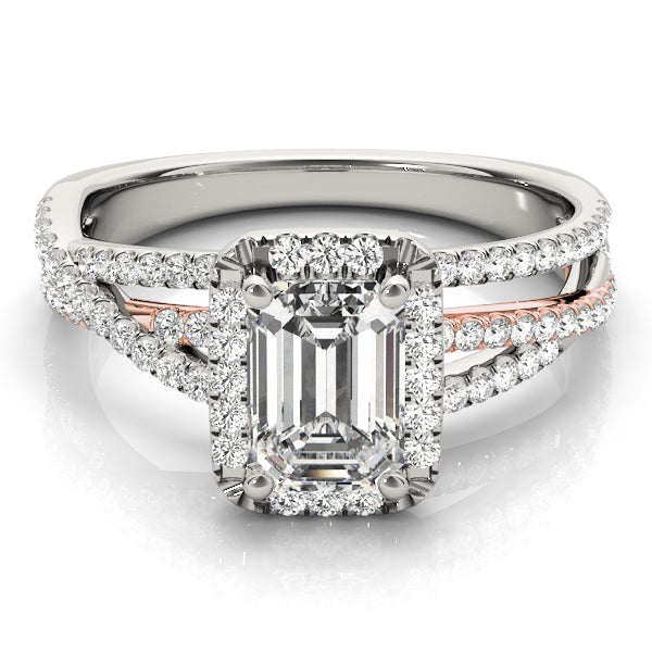 Emerald Diamond Engagement Ring · 1.65 ct tw