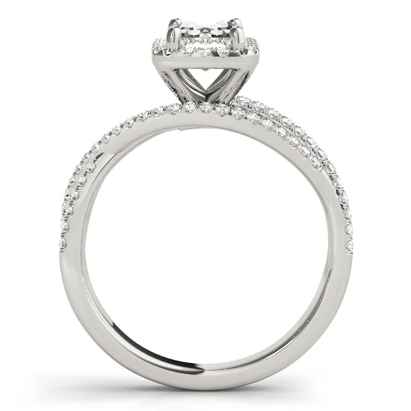 Emerald Diamond Engagement Ring · 1.65 ct tw